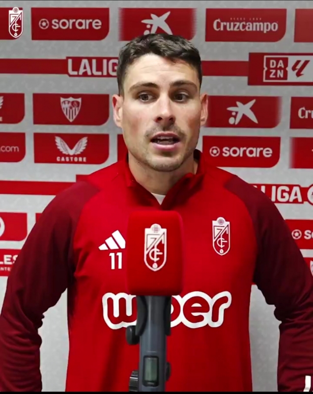 Sergio Ruiz a la finalización del partido (GCF) Sergio Ruiz a la finalización del partido (GCF)