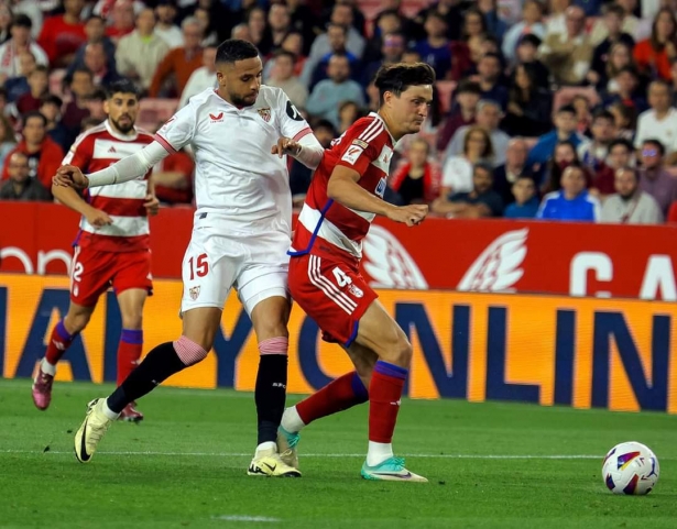 Miguel Rubio durante el partido ante el Sevilla (LOF) Miguel Rubio durante el partido ante el Sevilla (LOF)