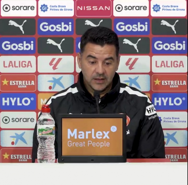 El entrenador del Girona FC, Michel (GIRONA FC) El entrenador del Girona FC, Michel (GIRONA FC)