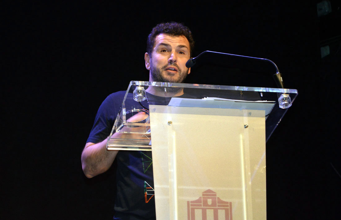 Rafilla Morales durante la presentación del proyecto del CD Imperio 
