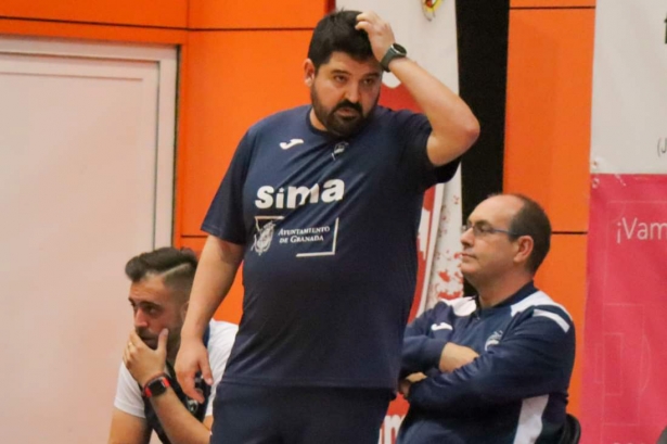 Rafa Romero durante un partido con el Sima Granada (CRISTIAN FERNÁNDEZ) 