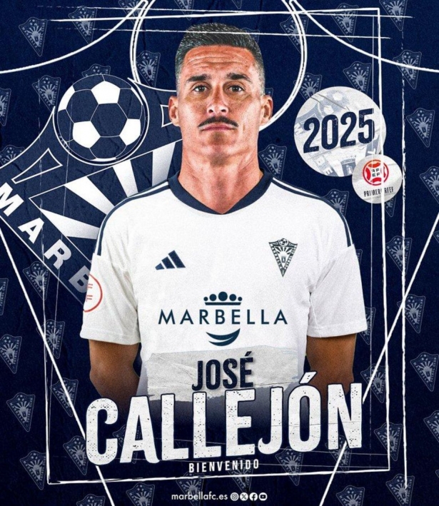 Callejón defenderá los colores del Marbella (MARBELLA FC) Callejón defenderá los colores del Marbella (MARBELLA FC)