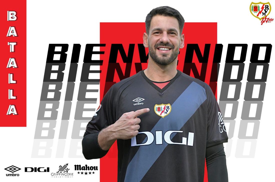 Batalla ya luce los colores del Rayo (RAYO VALLECANO)