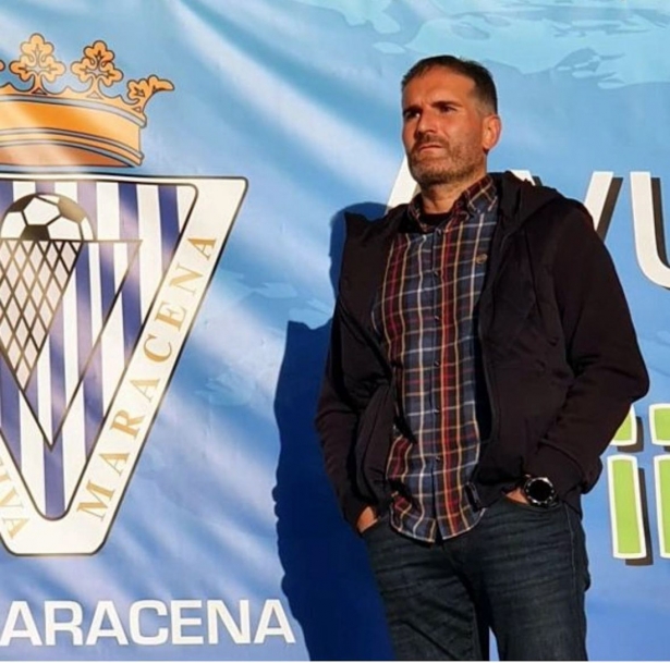 El presidente de la UD Maracena, Sergio Gómez (UD MARACENA
