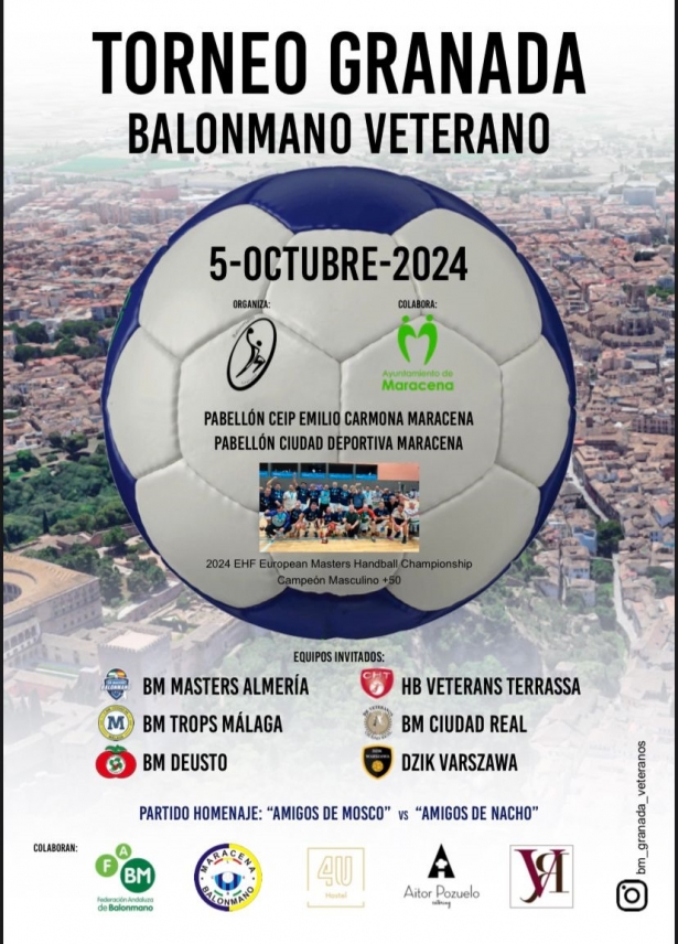 Cartel del torneo (BM VETERANOS GRANADA) Cartel del torneo (BM VETERANOS GRANADA)