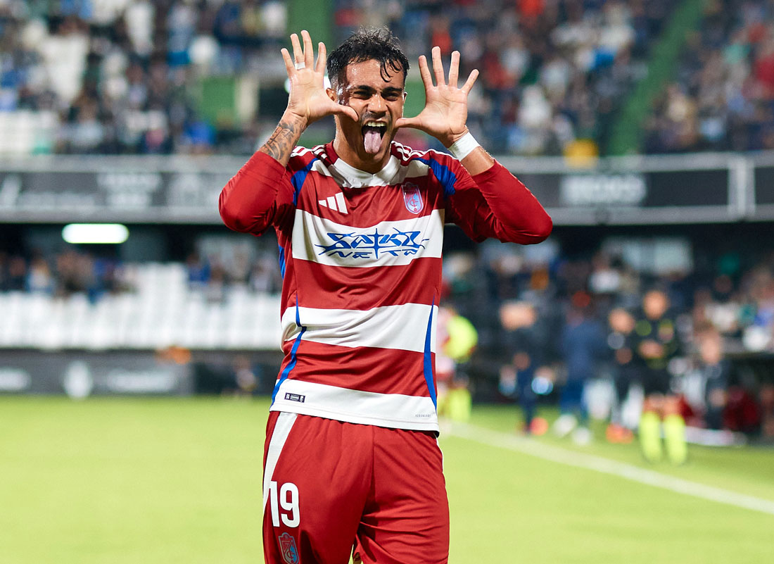 Reinier abrió el marcador en el partido ante el CD Castellón (LOF)