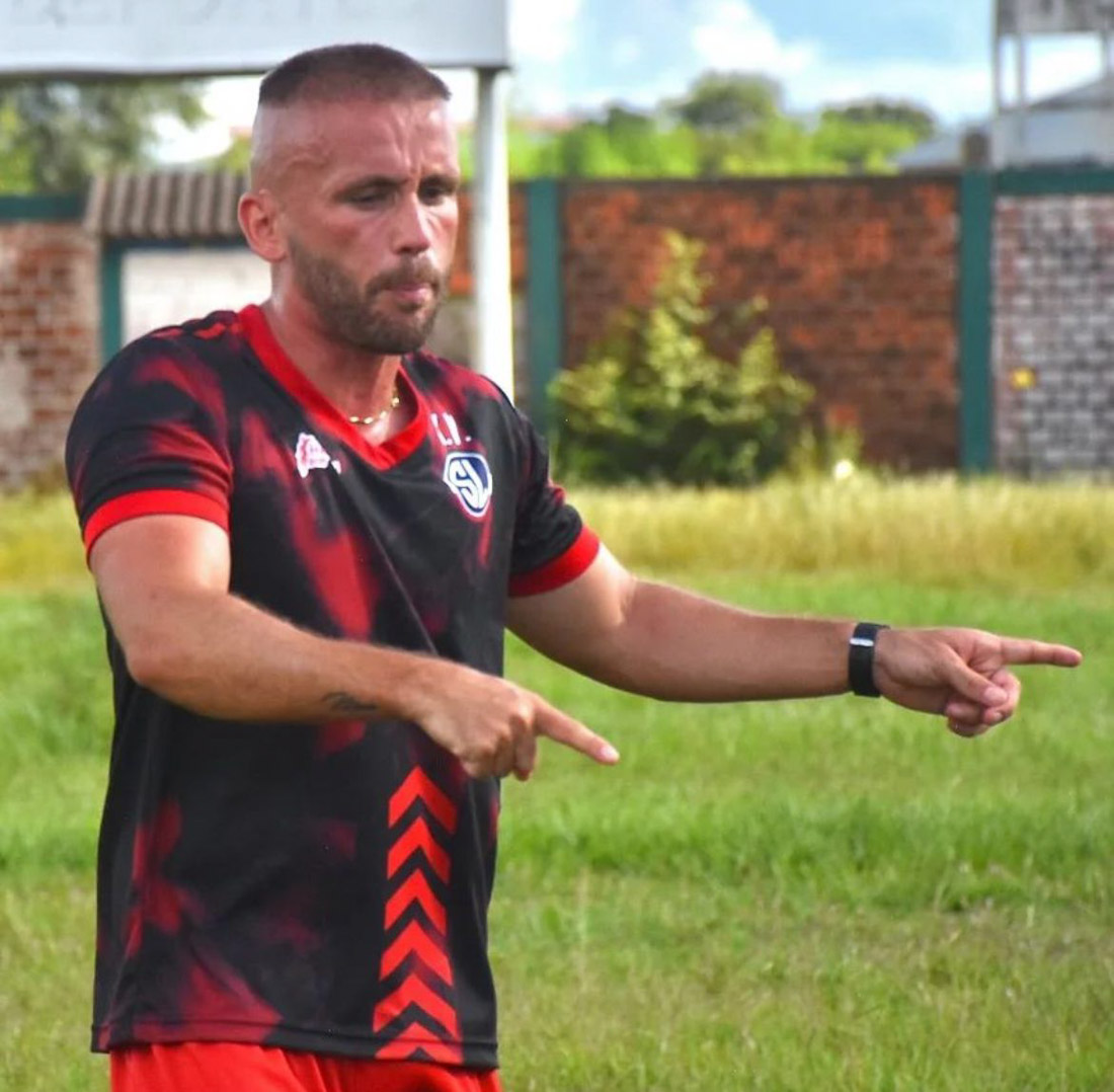 Kevin Vidaña durante un entrenamiento 