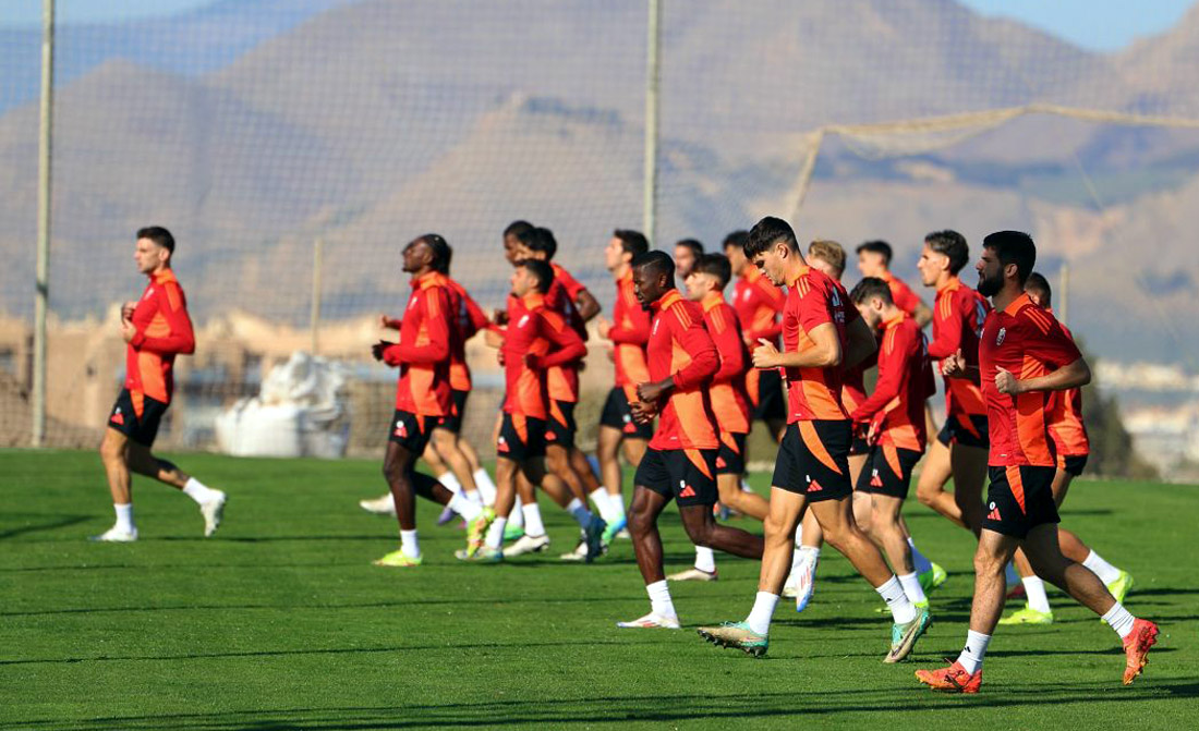 El equipo ha completado un nuevo entrenamento (J. AZCOYTIA)