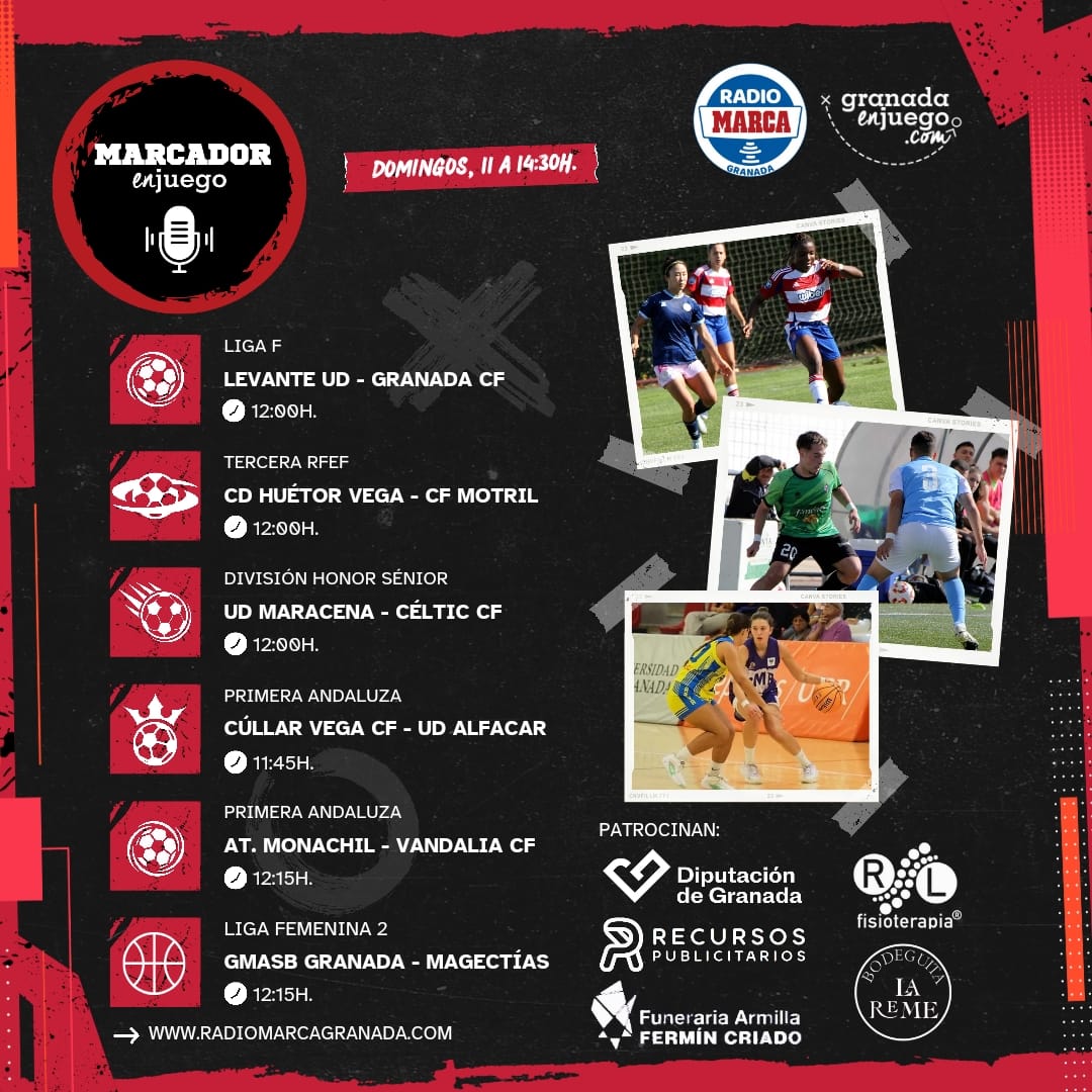 Menú dominical en Radio Marca Granada (GRJ)