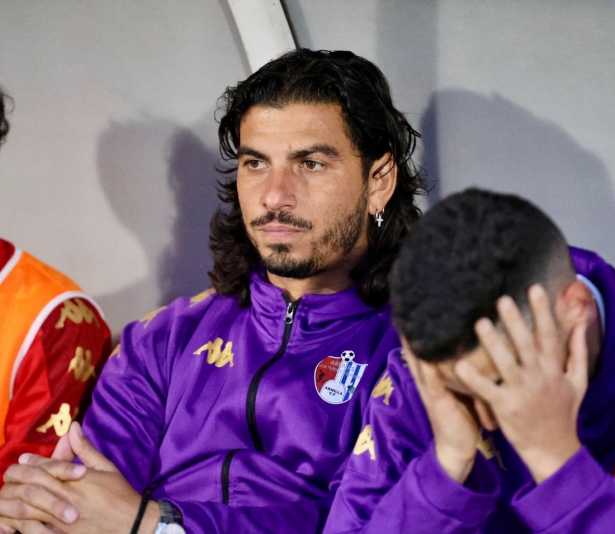 Fran Maldonado durante el partido ante el Atlético Porcuna (JOSÉ ANDRÉS FERNÁNDEZ)