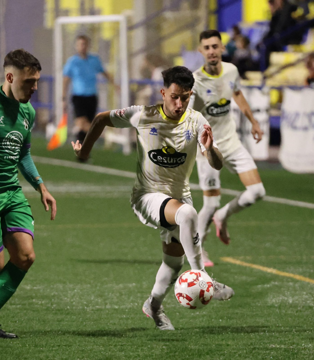 Nacho Carrique durante un partido con el Huétor Tajar (JOSÉ ANDRÉS FERNÁNDEZ)