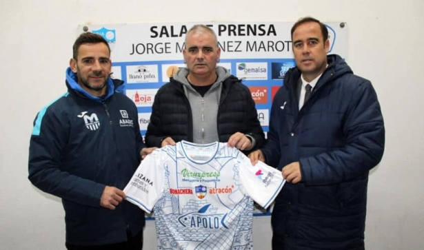 Cristian Alba y Rufo en la presentación de Jesús Párraga (LOJA CD)