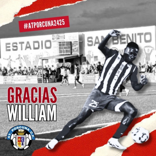 El Porcuna ya se despidio de Williams en sus redes sociales (@ATPORCUNA) El Porcuna ya se despidio de Williams en sus redes sociales (@ATPORCUNA)