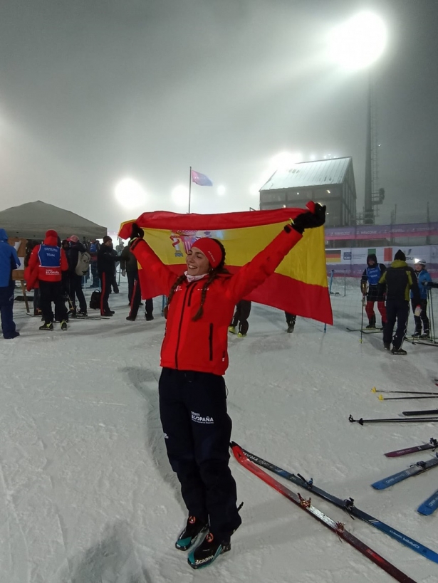 María Ordóñez a la finalización de la prueba María Ordóñez a la finalización de la prueba