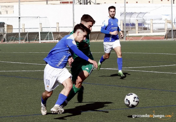 Falín marcó el primer gol del Maracena (J. PALMA) Falín marcó el primer gol del Maracena (J. PALMA)