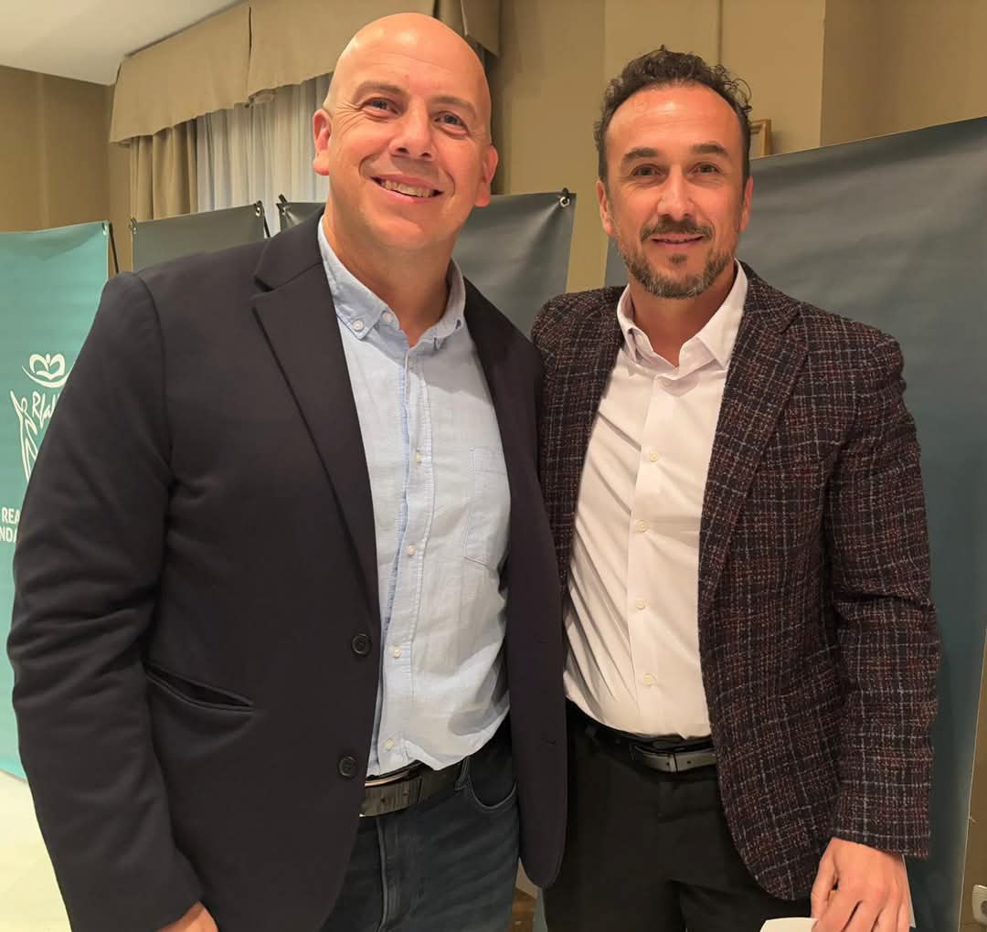 Ismael Mazuecos junto a Pedro Curtido (RFAF)