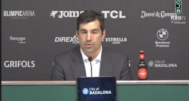 Rueda de prensa post partido de Pablo Pin (JOVENTUD DE BADALONA)