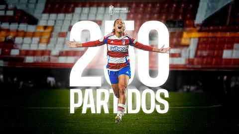Laura Pérez ya suma 250 partidos como rojiblanca (GRANADA CF)