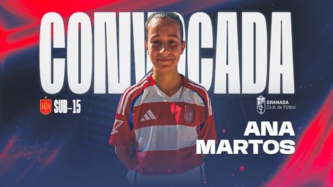 Ana Martos acudirá a la llamada de la Selección (GRANADA CF)