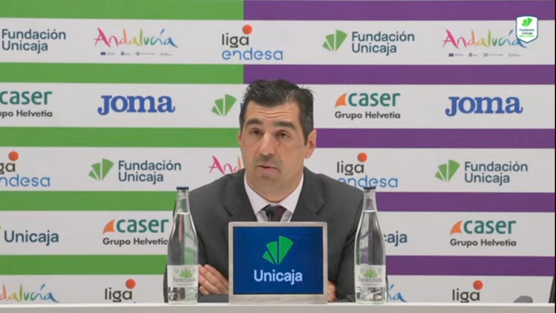 Rueda de prensa postpartido de Pablo Pin (UNICAJA)