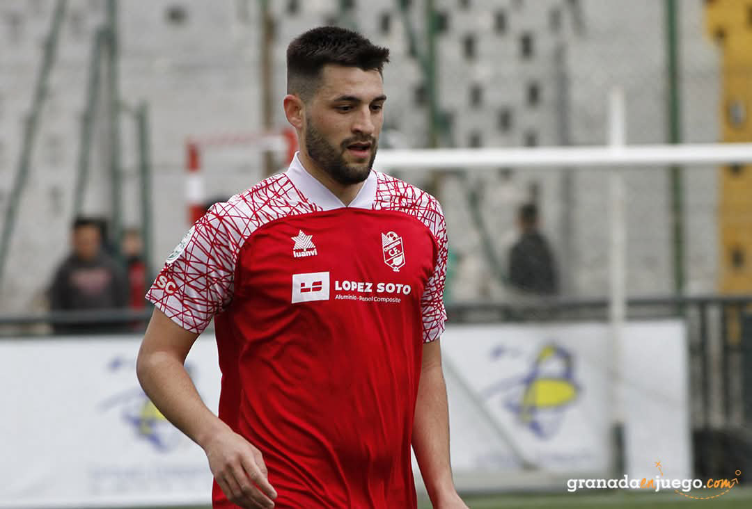 El delantero del Churriana CF, Toni Iglesias (J. PALMA)