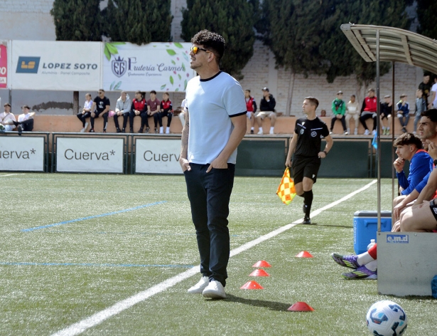 El entrenador del Churriana CF, Levi Cantero (G.R. LÁZARO) El entrenador del Churriana CF, Levi Cantero (G.R. LÁZARO)
