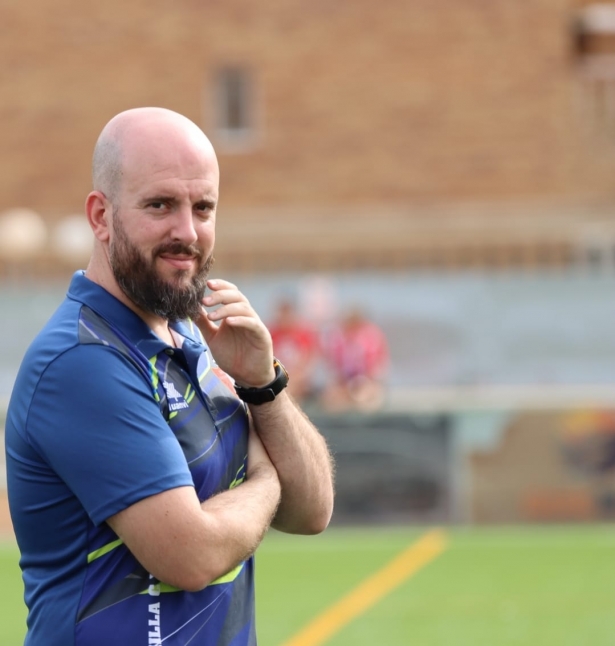 El entrenador de la UD Maracena B, Alejandro Puertas `Larsson` El entrenador de la UD Maracena B, Alejandro Puertas `Larsson`