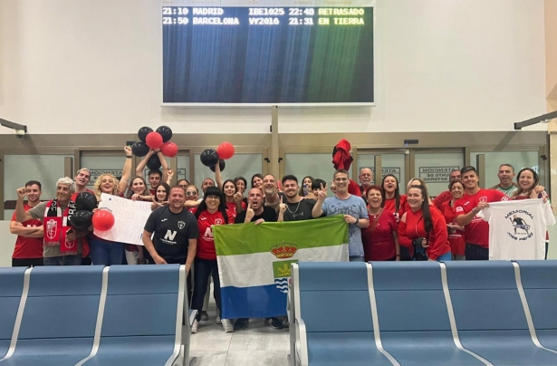 Recibimiento en el aeropuerto al Crestanevada Cúllar Vega 