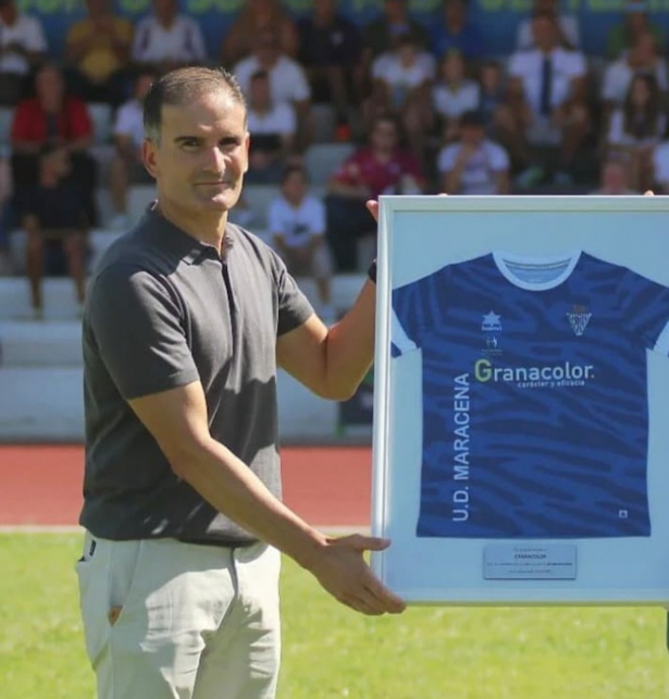 El presidente de la UD Maracena, Sergio Gómez (UD MARACENA) El presidente de la UD Maracena, Sergio Gómez (UD MARACENA)