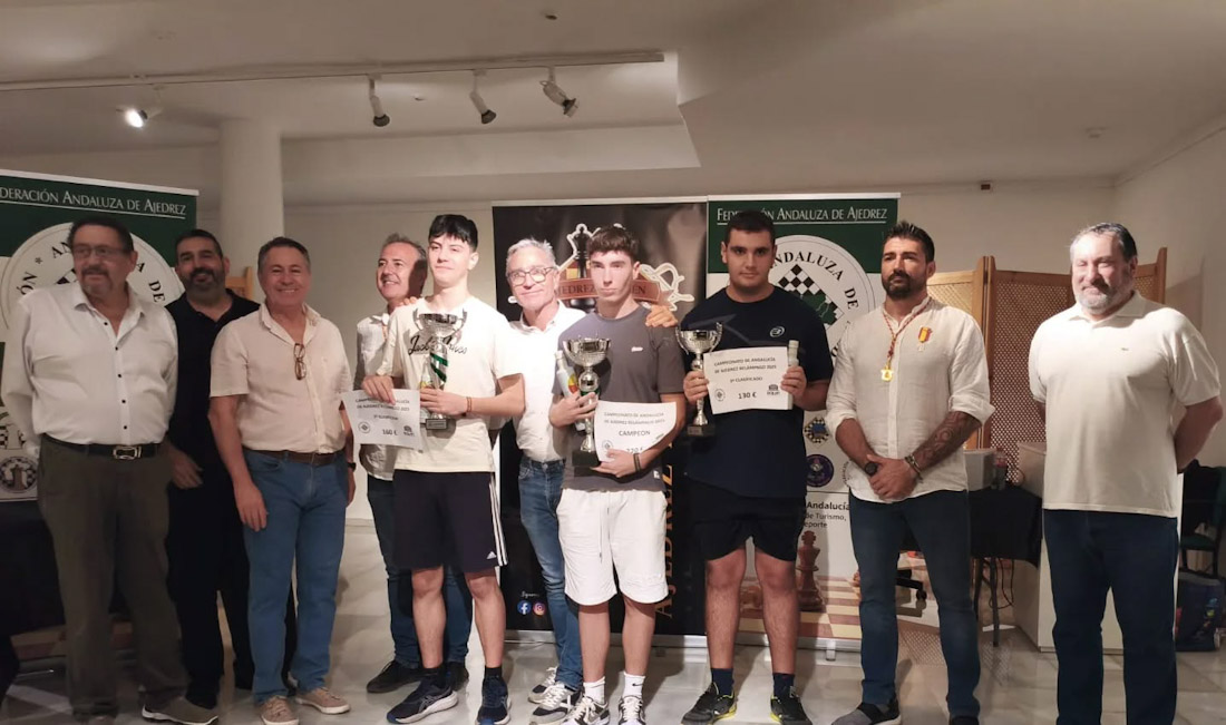 Podio del Campeonato Relámpago