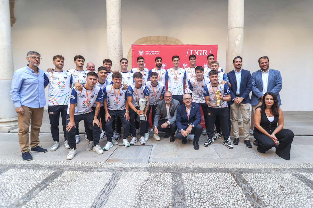 Recibimiento a la selección universitaria de fútbol (GPMEDIA)