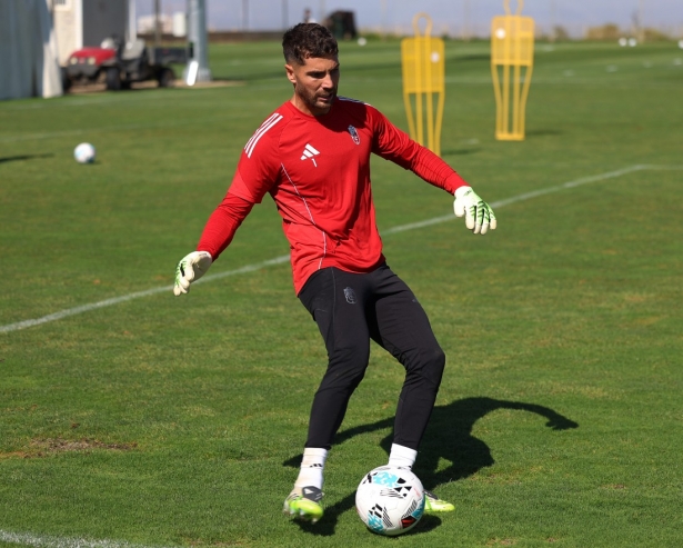 Luca regresa a la portería en Andorra (J. AZCOYTIA) Luca regresa a la portería en Andorra (J. AZCOYTIA)