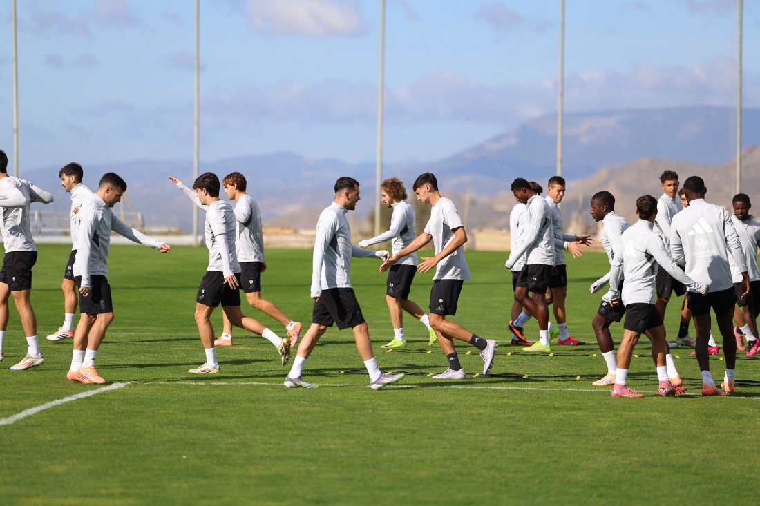 El equipo ha completado la última sesión de la semana (J. AZCOYTIA)