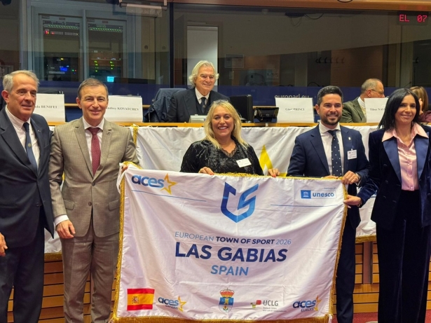 Reconocimiento del Ayuntamiento de Las Gabias como Villa Europea del Deporte 2026 /AYTO. LAS GABIAS) Reconocimiento del Ayuntamiento de Las Gabias como Villa Europea del Deporte 2026 /AYTO. LAS GABIAS)
