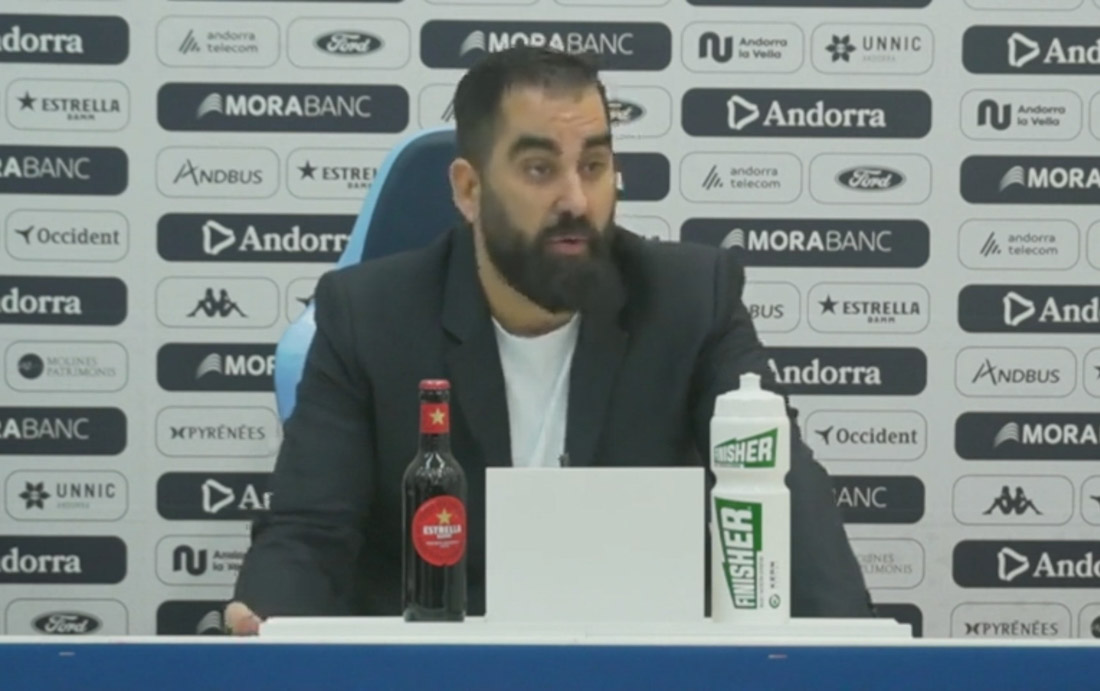 El entrenador del Covirán Granada, Ramón Díaz (MORABANC ANDORRA)