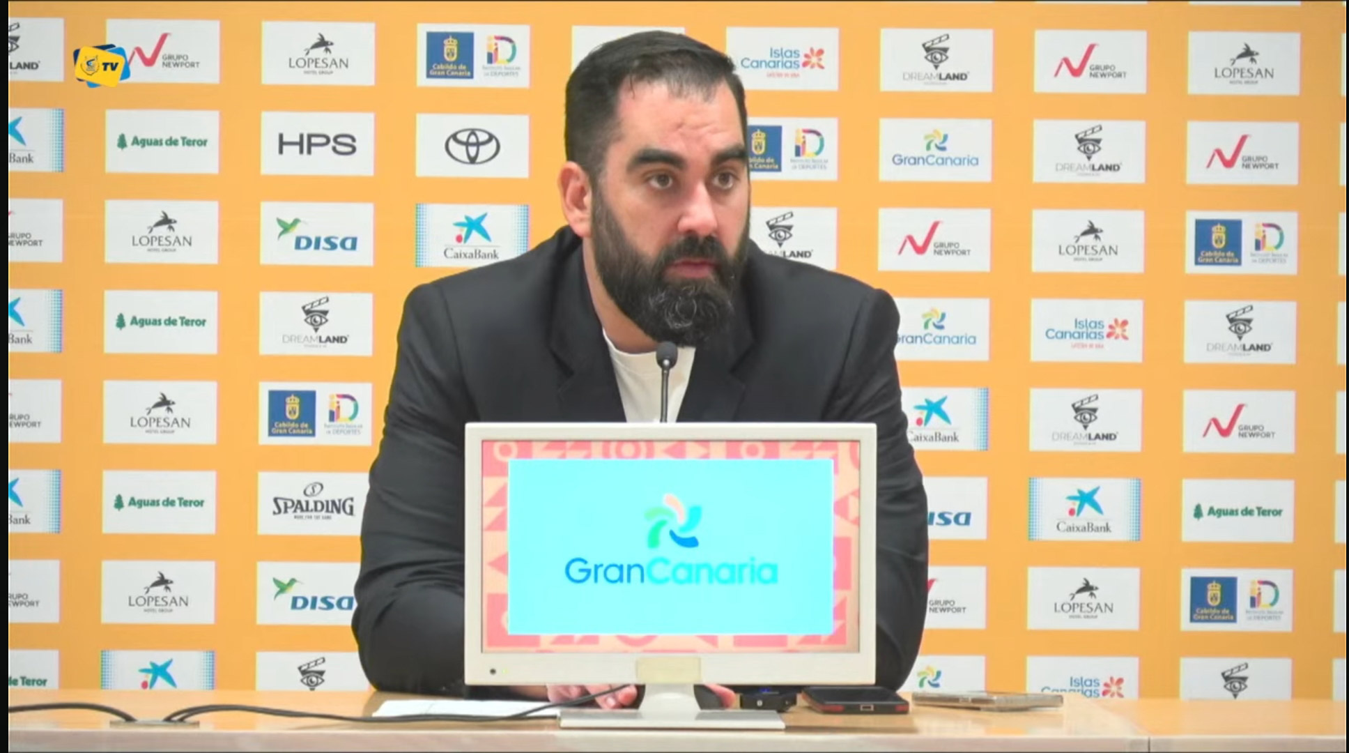 Rueda de prensa postpartido de Ramón Díaz (GRAN CANARIA)