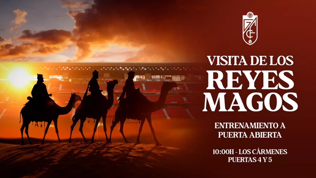 Entrenamiento a puerta abiertas con visita especial (GRANADA CF)