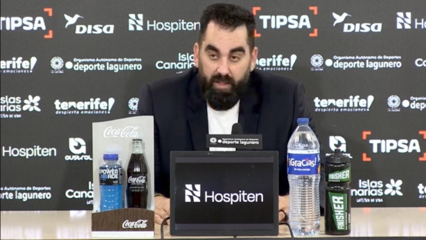 Rueda de prensa postpartido de Ramón Díaz (CB CANARIAS)