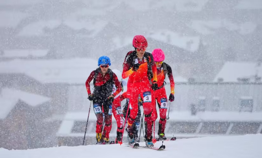 Ana Alonso en los Juegos Olímpicos de Invierno de Milán y Cortina d`Ampezzo 2026 (MICHAEL KAPPELER/DPA)
