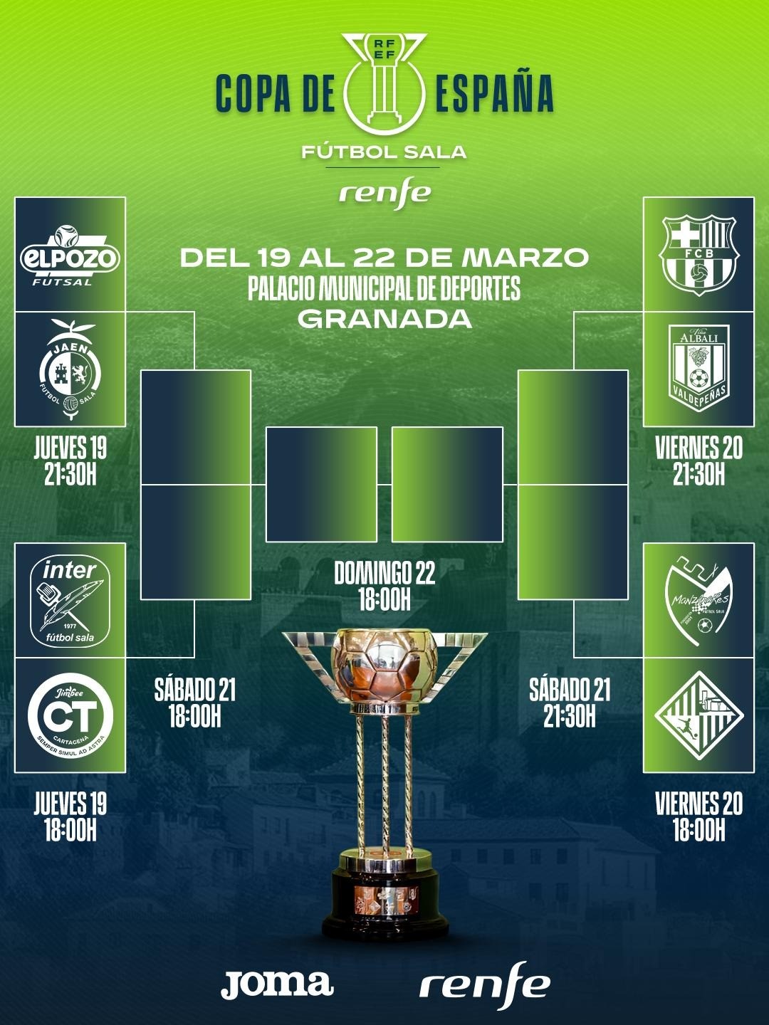 El mejor fútbol sala nacional aterriza en Granada 