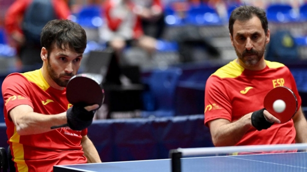 Daniel Rodríguez e Iker Sastre, subcampeones de Europa de tenis de mesa paralímpico en dobles MD4 (ITTF) Daniel Rodríguez e Iker Sastre, subcampeones de Europa de tenis de mesa paralímpico en dobles MD4 (ITTF)