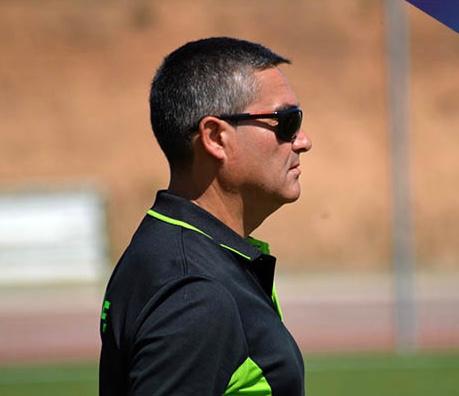 El entrenador del Salar CF, Miguel Ángel Fuster 