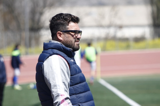 El entrenador del CD Santa Fe , Luis Torres (J. PALMA)