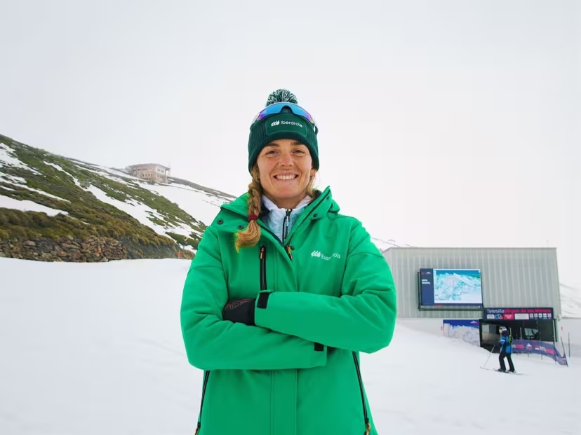 La esquiadora granadina, Ana Alonso (IBERDROLA)