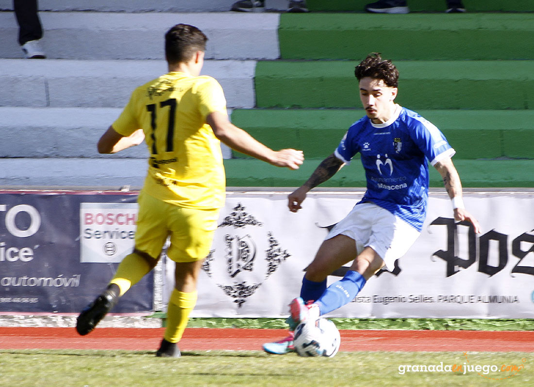 Falín durante un partido de esta temporada (J. PALMA)