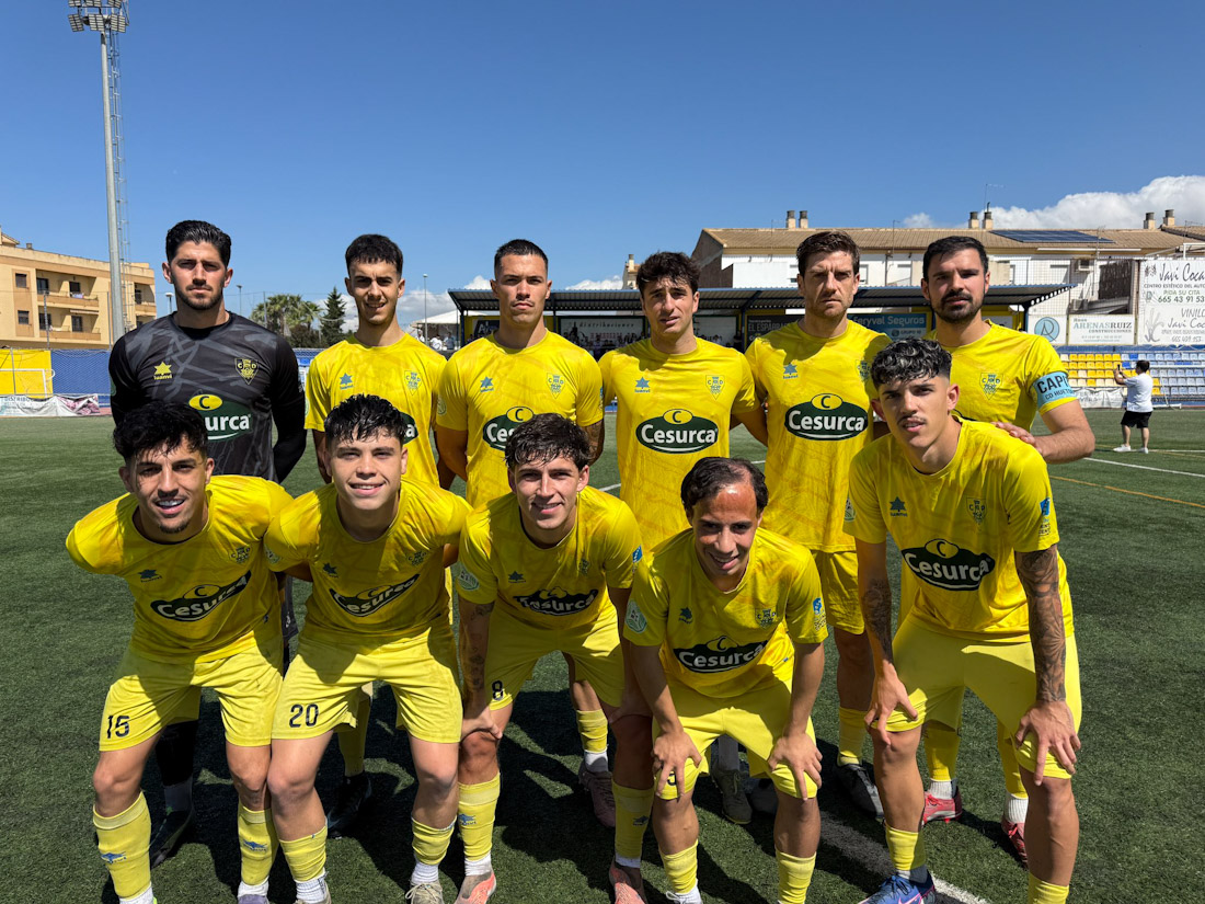 Once inicial del CD Huétor Tájar ante el Mijas Las Lagunas (CD HUÉTOR TÁJAR 