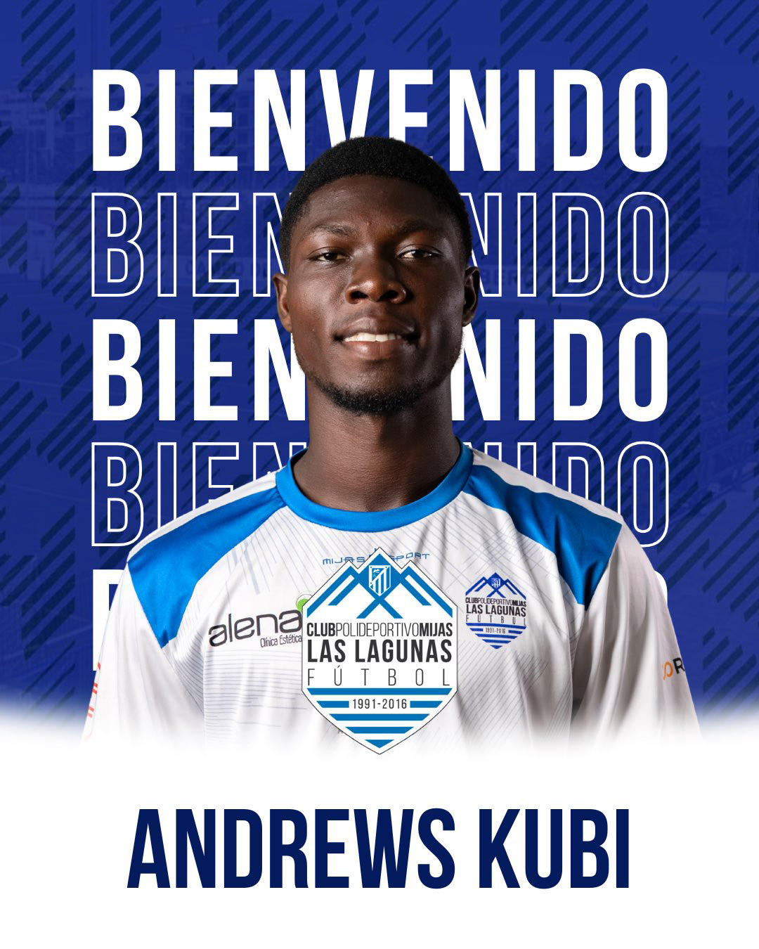 Andrews Kubi a su llegada al Mijas Las Lagunas (MIJAS LAS LAGUNAS)