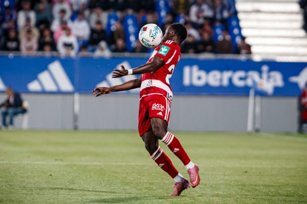 Diallo estuvo muy concentrado durante todo el partido (LOF) Diallo estuvo muy concentrado durante todo el partido (LOF)
