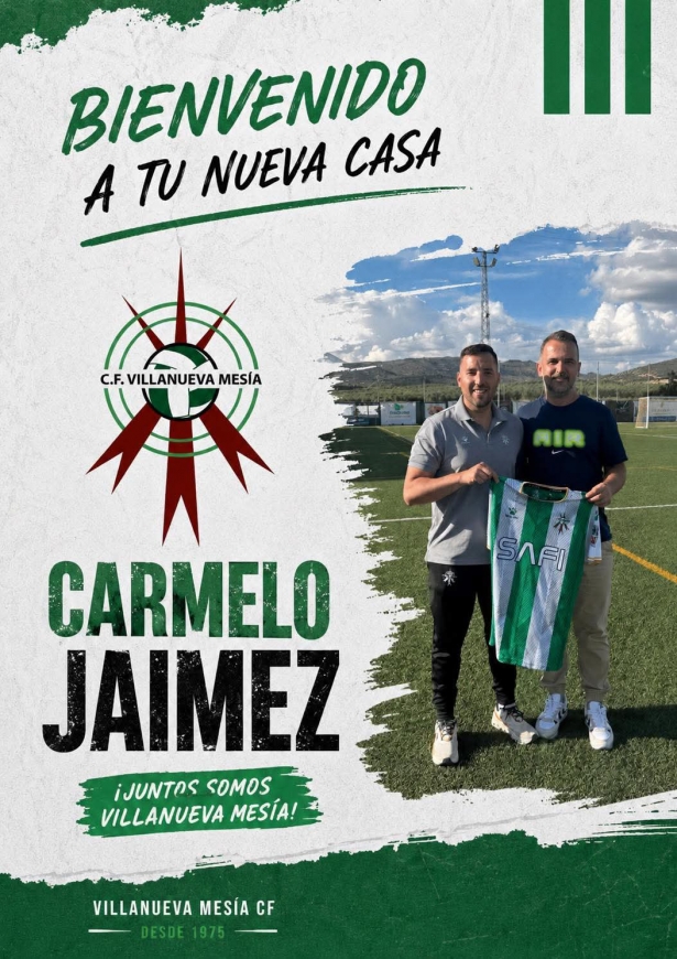 Carmelo Jaimez dirigirá al Villanueva Mesía (VILLANUEVA MESÍA) Carmelo Jaimez dirigirá al Villanueva Mesía (VILLANUEVA MESÍA)