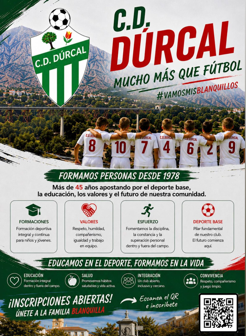 El CD Durcal abre inscripciones para la próxima temporada 
